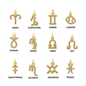 Giselle Zodiac Necklace
